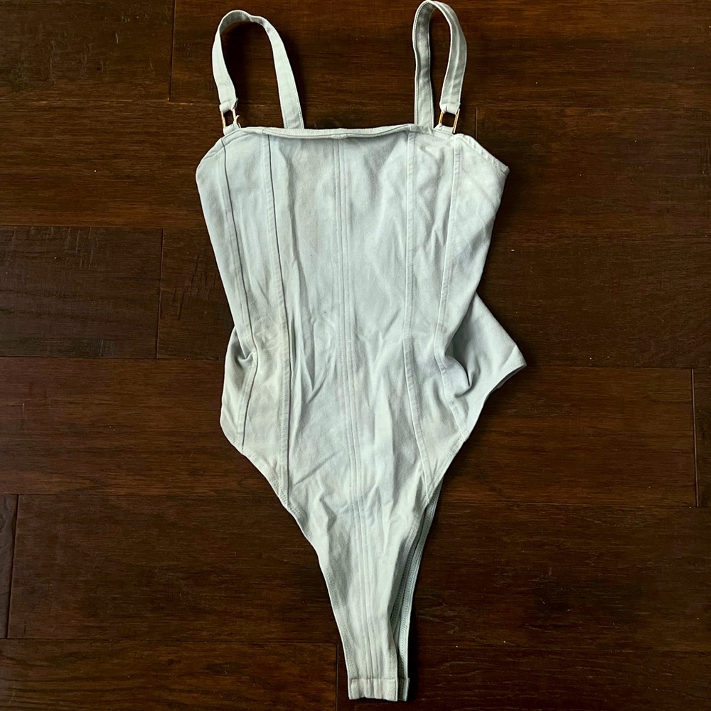 H&M blue body suit (darker than pictured) in size XS